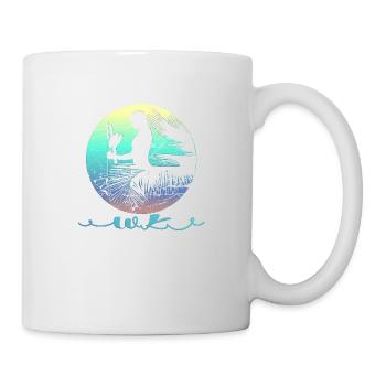 WK Surf dream woman - Mug - white - Right
