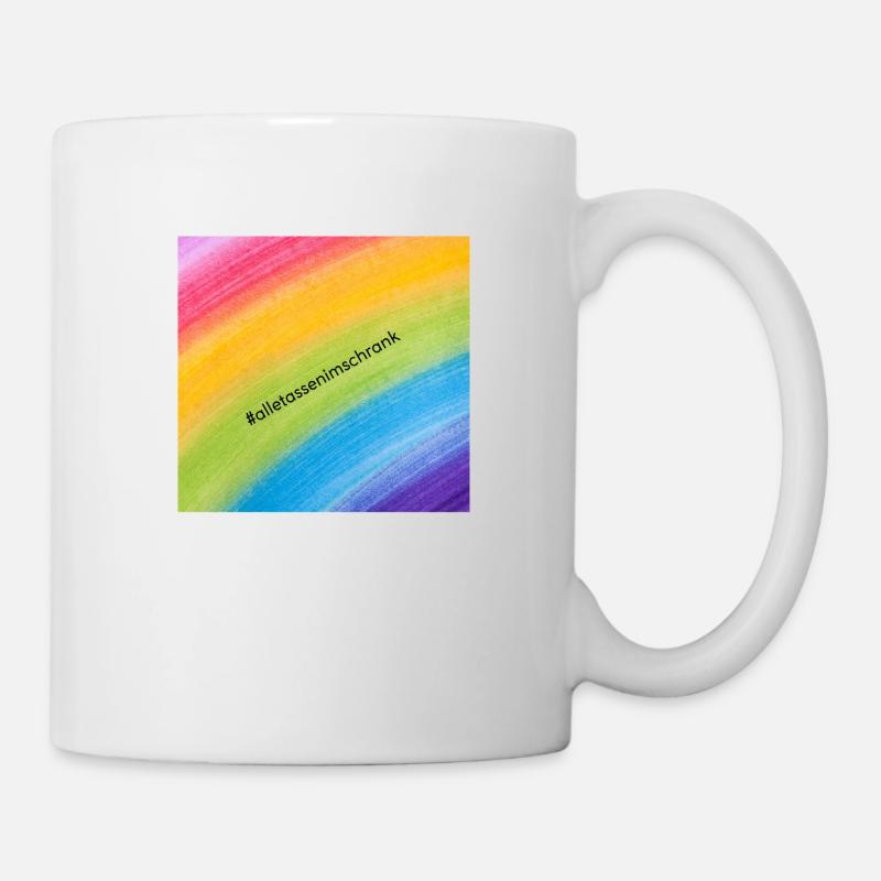 rainbowtassen - Tasse - Weiß