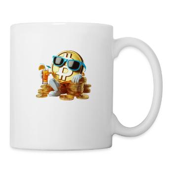 Refroidir le bitcoin - Mug blanc - blanc - Droite