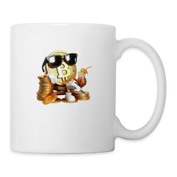 Refroidir le bitcoin - Mug blanc - blanc - Droite