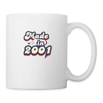Made in 2001 retro - Mug - white - Right