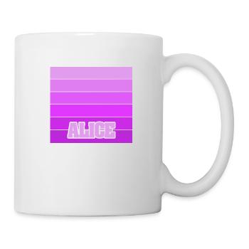 Geschenk für Alice - Tasse - Weiß - Rechts