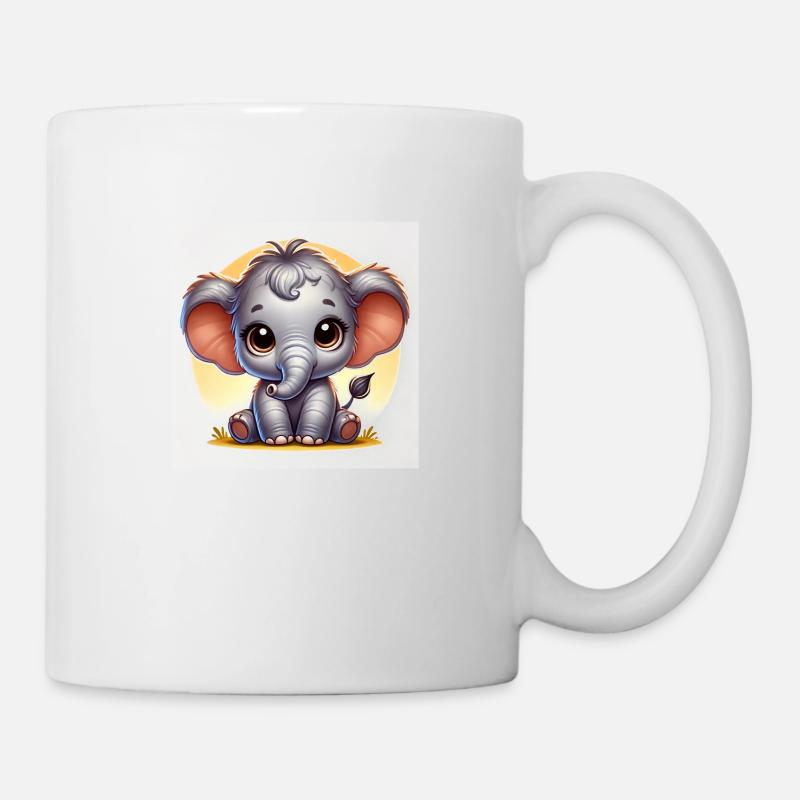 Elephant Baby - Mug - white