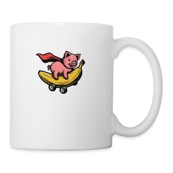 cochon - Mug blanc - blanc - Droite