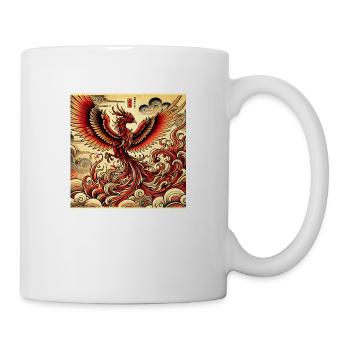 Japanese style Phoenix - Mug - white - Right