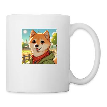 Shiba Inu Cartoon Style - Mug - white - Right