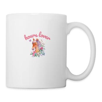 Amoureux des chevaux - Équitation - Cavalier - Mug blanc - blanc - Droite