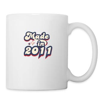 Made in 2011 retro - Mug - white - Right
