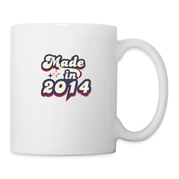 Made in 2014 retro - Mug - white - Right