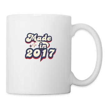 Made in 2017 retro - Mug - white - Right