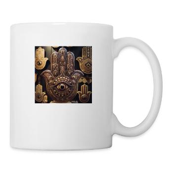 HAND DER FATIMA GROß - Tasse - Weiß - Rechts