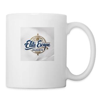 Luxuriöses Logo für Elite-Fluchtreisen - Tasse - Weiß - Rechts