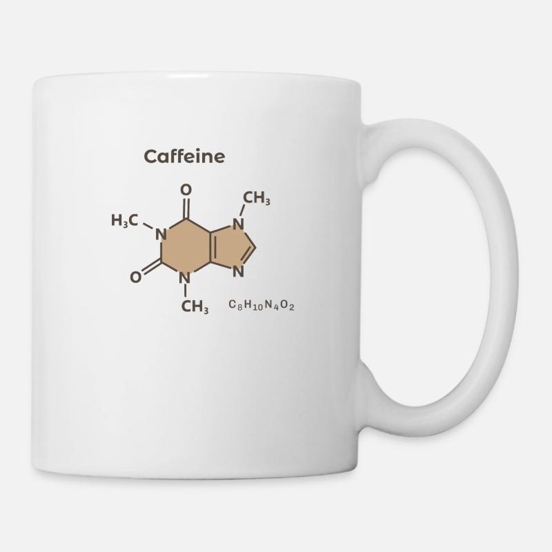 Formule à la caféine élégante - Mug blanc - blanc