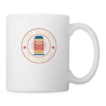 J’aime les grandes boîtes et je ne peux pas mentir Facteur Ma - Mug blanc - blanc - Droite