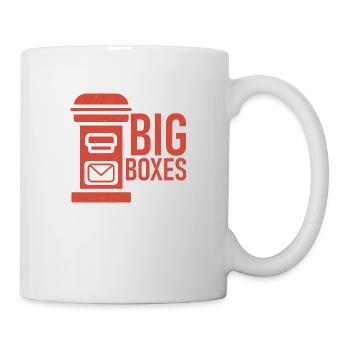 J’aime les grandes boîtes et je ne peux pas mentir Courrier Travail postal - Mug blanc - blanc - Droite