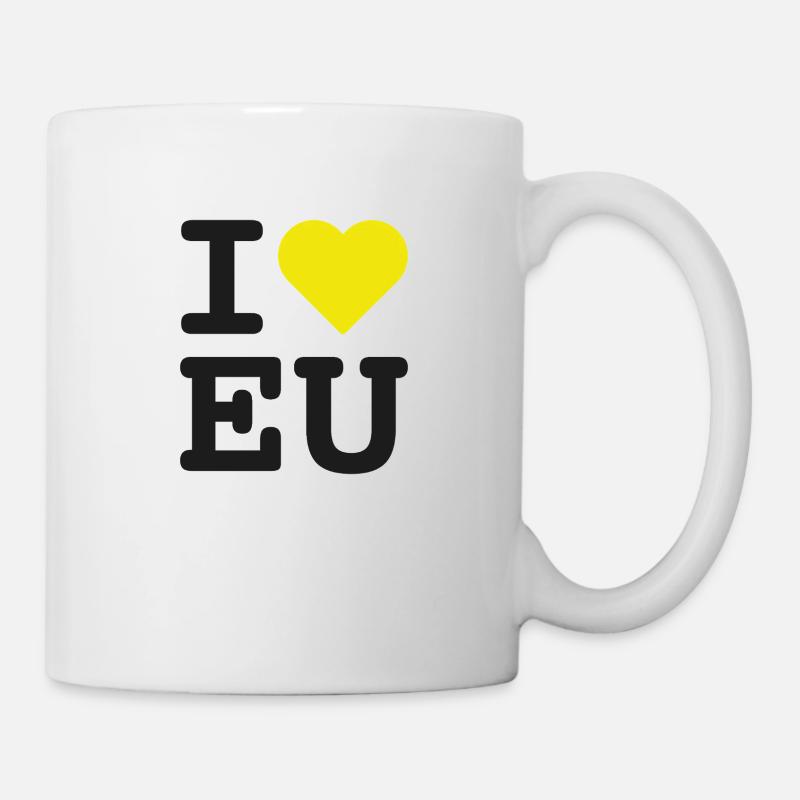 i love eu - Tasse - Weiß