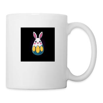 Frohe Ostern Deluxe - Tasse - Weiß - Rechts