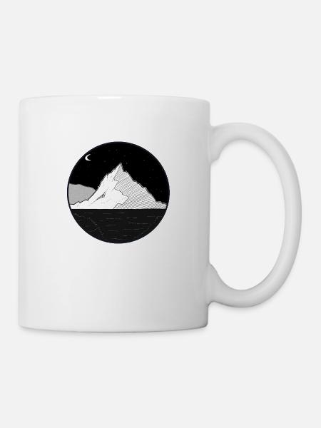 Réflexion sur la montagne - Mug blanc - blanc