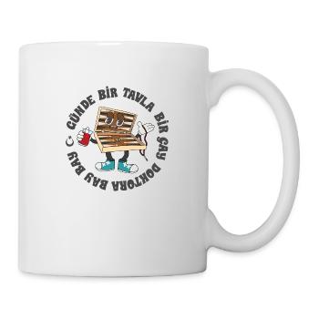 Turkish Culture Tavla Tea - Mug - white - Right