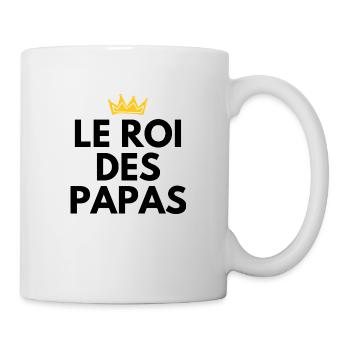 Der König der Väter - Papa Geschenkidee - Tasse - Weiß - Rechts