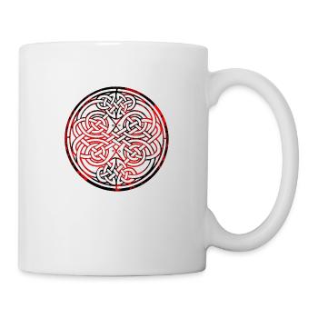 Celtic Circles Gothic Symbols Mystery Tradition - Mug - white - Right