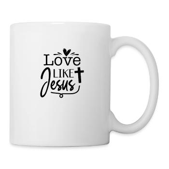 Liebe wie Jesus - Tasse - Weiß - Rechts