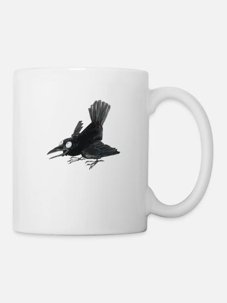 Rabenkrähe 2 - Tasse - Weiß
