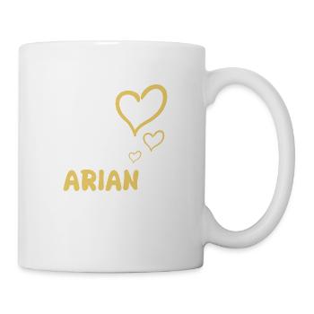 First name Arian - Mug - white - Right