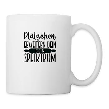 Plätzchen erweitern dein Spektrum 🍪🌈 - Tasse - Weiß - Rechts