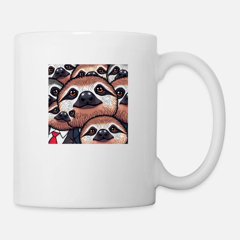 Sorry-Wir sind doch alle Faultiere! - Tasse - Weiß