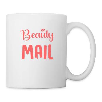 Cette Belle Manie Le Courrier Comme Une Bête Postal Worke - Mug blanc - blanc - Droite