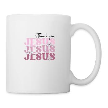 thank you Jesus - Mug - white - Right