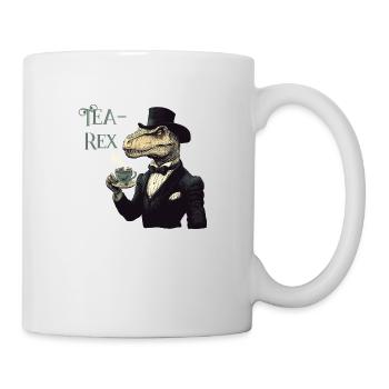 Mème Tea-Rex - Mug blanc - blanc - Droite