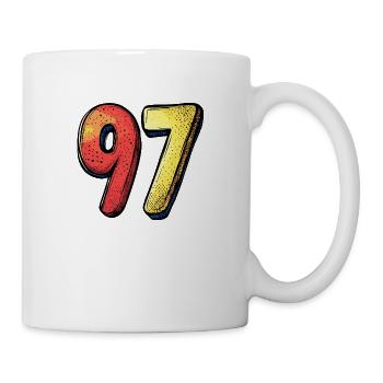 97 Number Colorful - Mug - white - Right