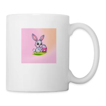 Bunte Ostern - Tasse - Weiß - Rechts