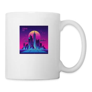 L’ambiance des années 80 : votre prochain accroche-regard - Mug blanc - blanc - Droite