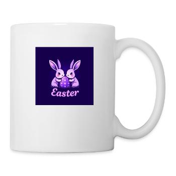 Süße Hasen - Tasse - Weiß - Rechts