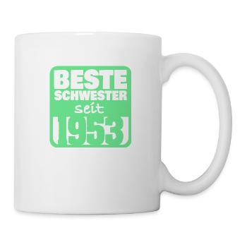 Schwester 1953 - Tasse - Weiß - Rechts