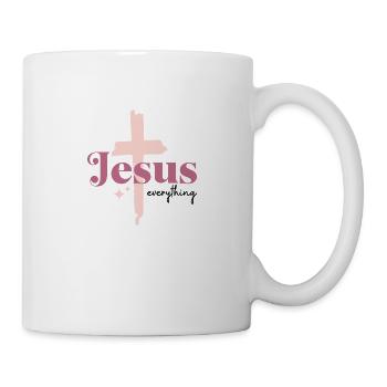 Jesus everything - Mug - white - Right