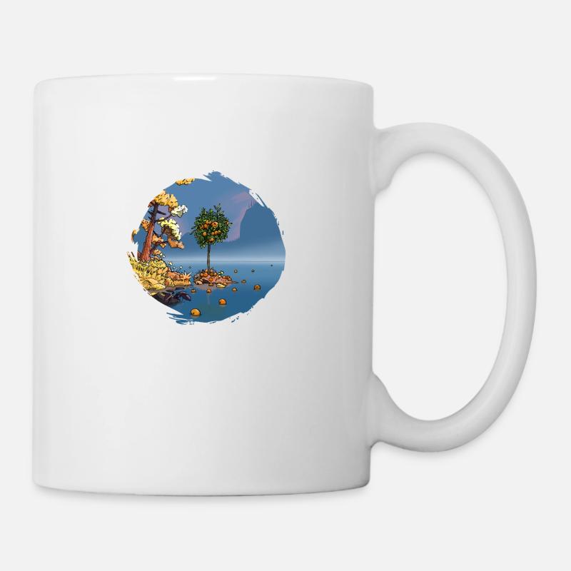 The Clementine tree on the lake - Mug - white