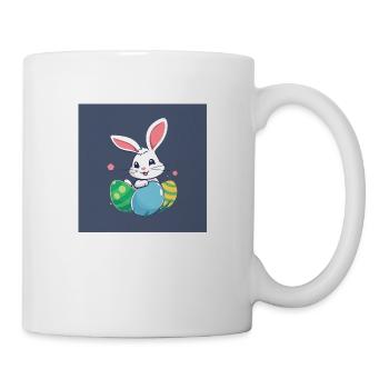 Fluffy Osterträume - Tasse - Weiß - Rechts