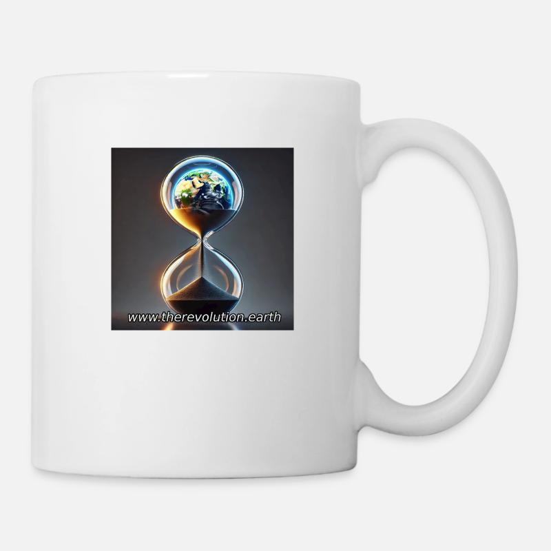 Sanduhr (A) mit Vision - Tasse - Weiß