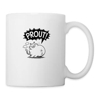Fart cat - Mug - white - Right