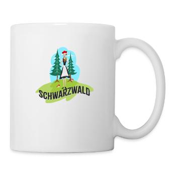 Ventilateur de la Forêt-Noire - Mug blanc - blanc - Droite