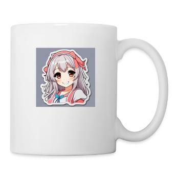 AUTOCOLLANTS ANIME SWS - Mug blanc - blanc - Droite