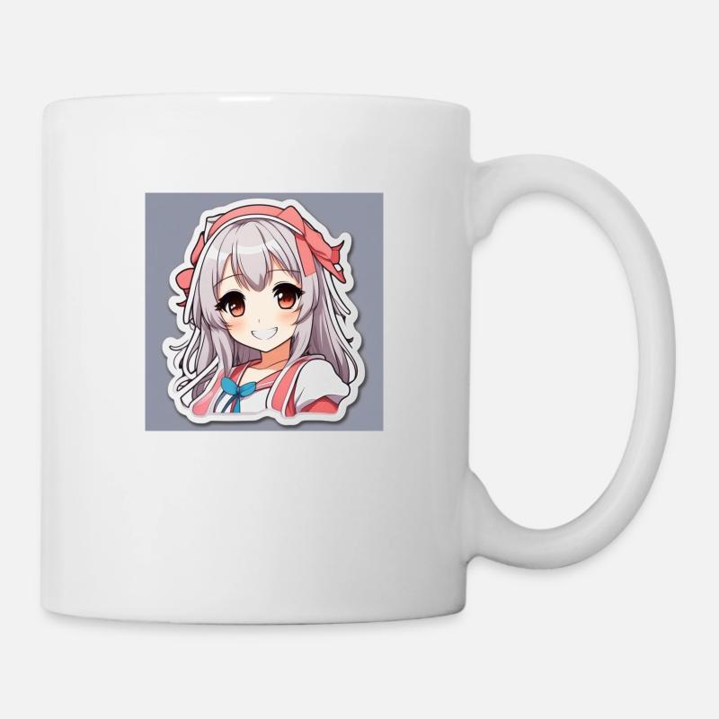 STICKERS ANIME SWS - Mug - white