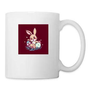 Zauberhafter Osterhase - Tasse - Weiß - Rechts