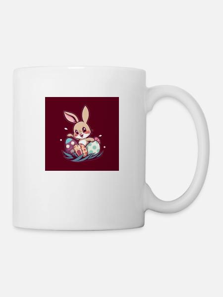 Zauberhafter Osterhase - Tasse - Weiß