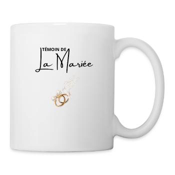 Témoin de La mariée - Mug blanc - blanc - Droite