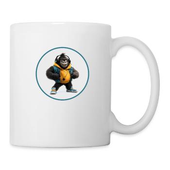 Gorilla - Tasse - Weiß - Rechts